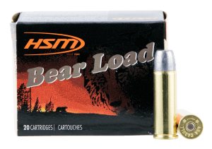 HSM 454C4N20 Bear Load 454 Casull 325 gr Wide Flat Nose 20rd Box