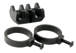 Magpul MAG614BLK Light Mount V-Block and Rings Black Anodized Aluminum/Polymer Magpul MAG614BLK Light Mount V-Block and Rings Black Anodized Aluminum/Polymer