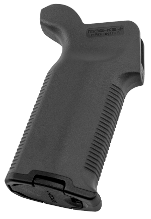 Magpul MAG532BLK MOE-K2+ Grip Black Polymer with OverMolded Rubber Textured Finish Fits AR-15/AR-10/M4/M16/M110/SR25