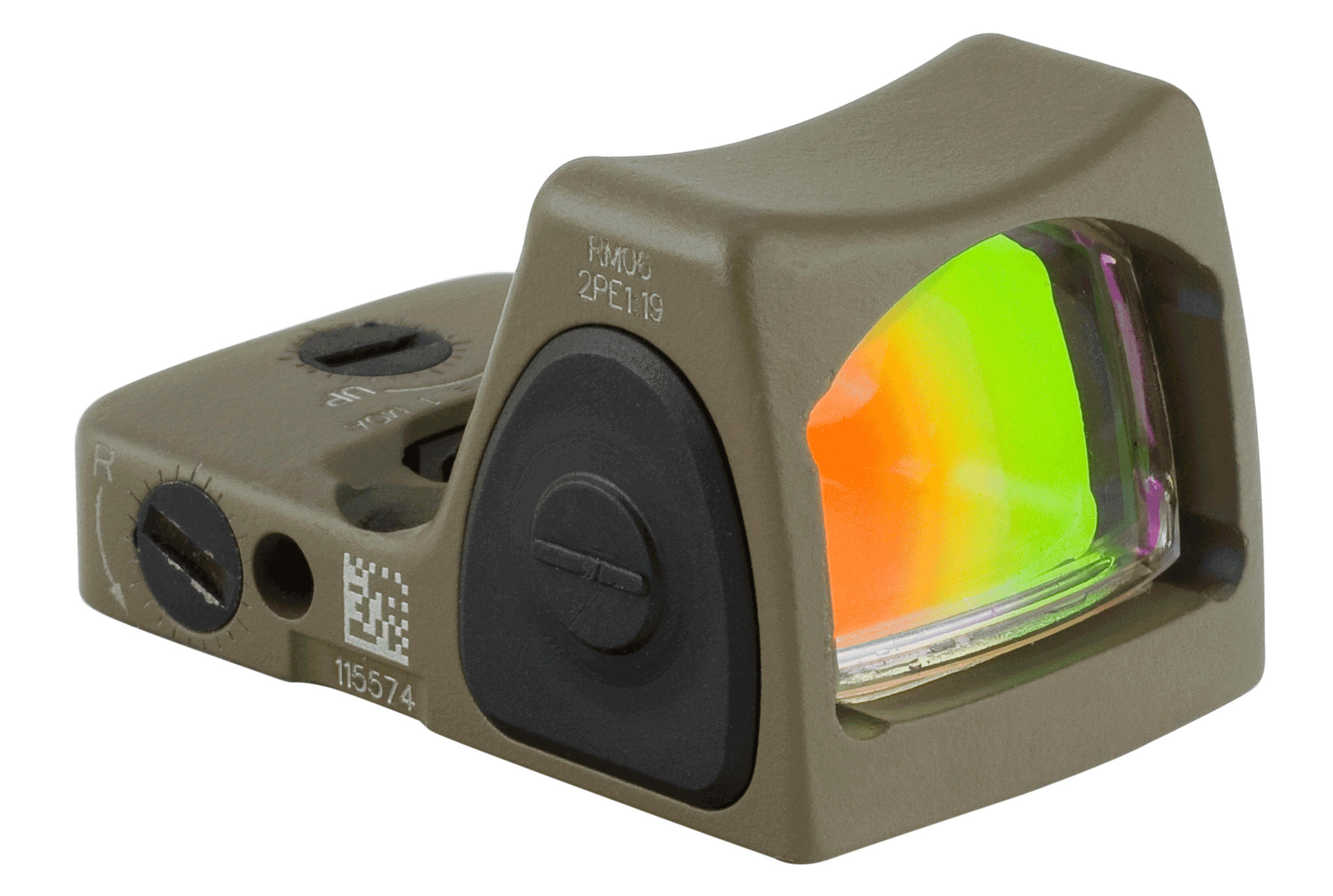 Trijicon 700696 RMR Type 2 Flat Dark Earth Cerakote 22x16mm 3.25 MOA Red Dot LED Reticle