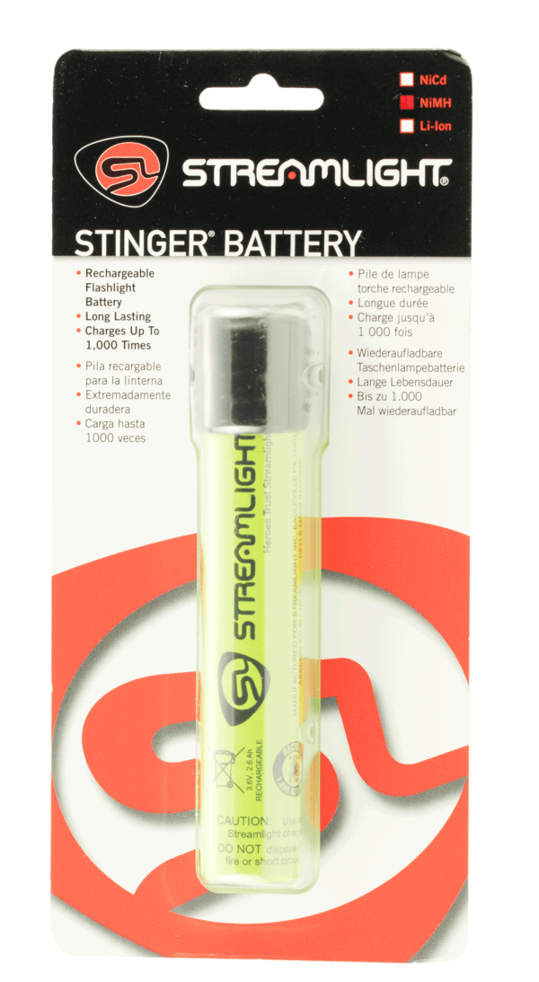 Streamlight 75375 Batter Stick for Stinger  Neon Yellow 3.6V Fits Stinger (1) Single Pack