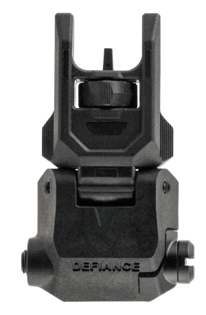 Kriss USA DAPFSBL00 Defiance Front Flip-Up Black AR-15 Low Profile Polymer