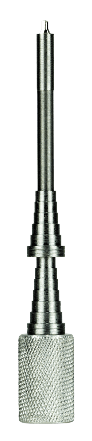 Hornady 399693 Flash Hole Deburring Tool Silver Multi Caliber Steel