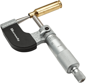 Hornady 050059 Vernier Ball Micrometer Silver Stainless Steel Hornady 050059 Vernier Ball Micrometer Silver Stainless Steel