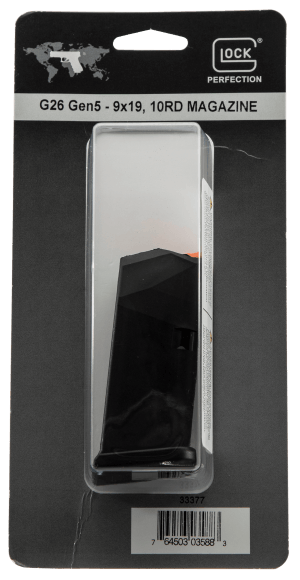 Glock 33377 G26 Gen5 10rd 9mm Luger Black Polymer