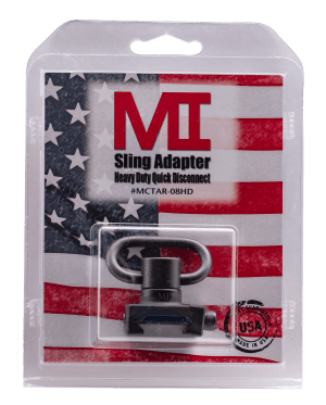 Midwest Industries MCTAR08HD Quick Detach  Front Sling Adapter HD Black Aluminum