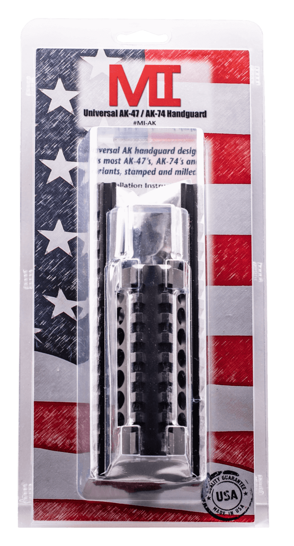 MIDWEST INDUSTRIES INC MIAK AK47/74 6061 Aluminum Black Hard Coat Anodized