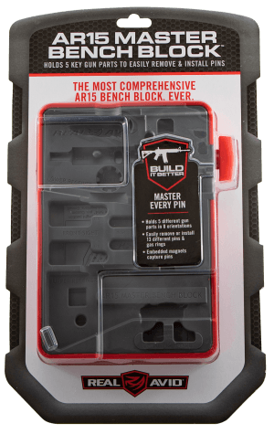 Real Avid AVAR15MBB Master Bench Block Black Polymer Resin AR Platforms