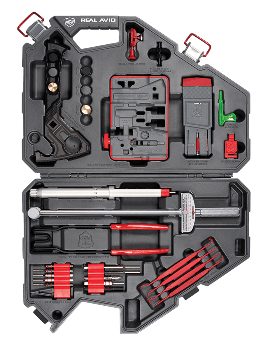 Real Avid AVAR15AMK Armorer’s Master Kit AR15 Gray/Red Multiple Real Avid AVAR15AMK Armorer’s Master Kit AR15 Gray/Red Multiple