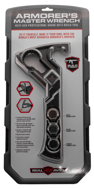 Real Avid AVAR15AMW Armorer's Master Wrench Stainless Steel AR-Platform