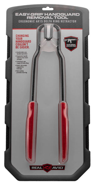 Real Avid AVEGHRT Easy Grip Handguard Removal Tool Metal Rifle Firearm AR15/M16 Red Rubber Handle