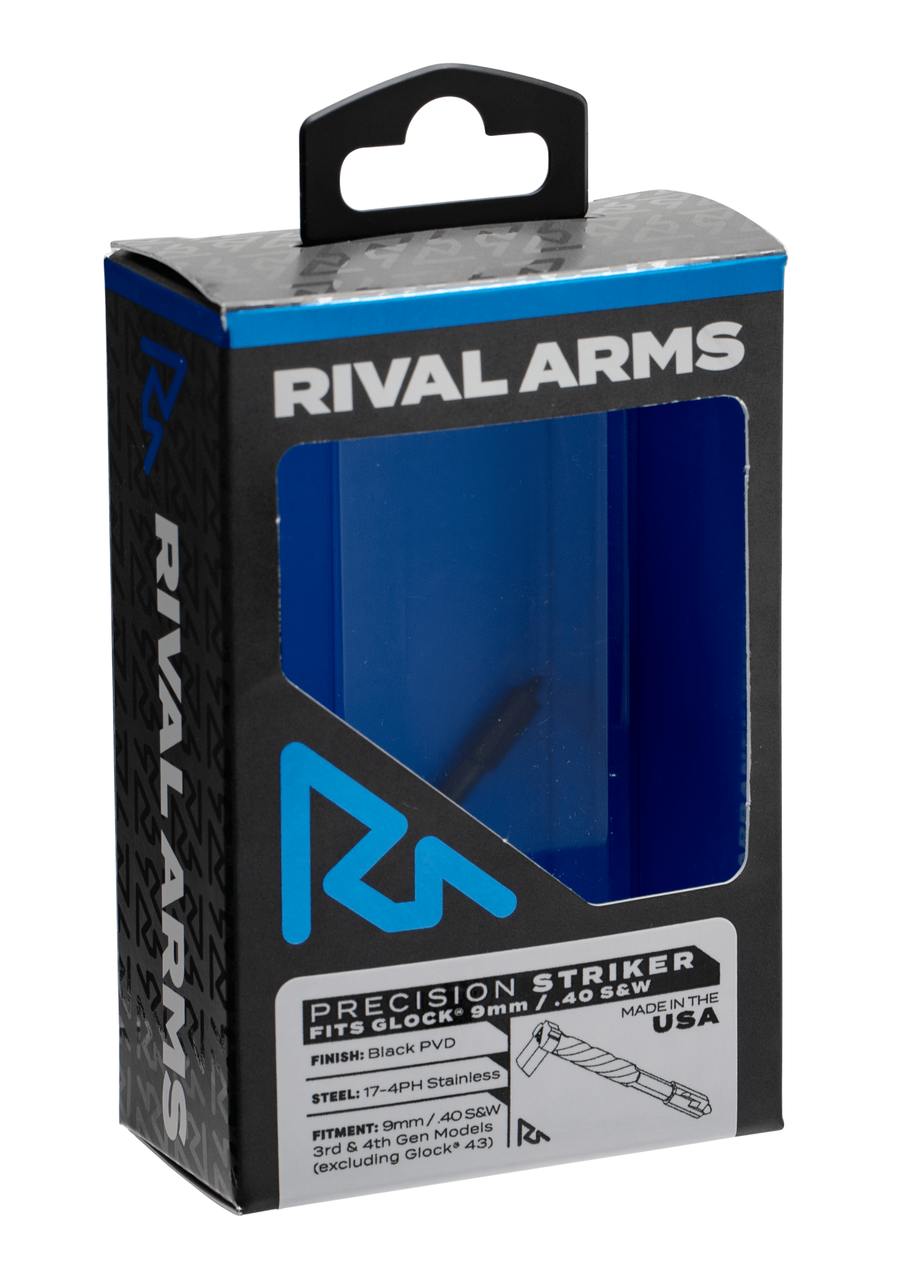 Rival Arms RA40G001A Precision Striker 40 S&W Glock Gen3-4 Black 17-4 Stainless Steel Rival Arms RA40G001A Precision Striker 40 S&W Glock Gen3-4 Black 17-4 Stainless Steel