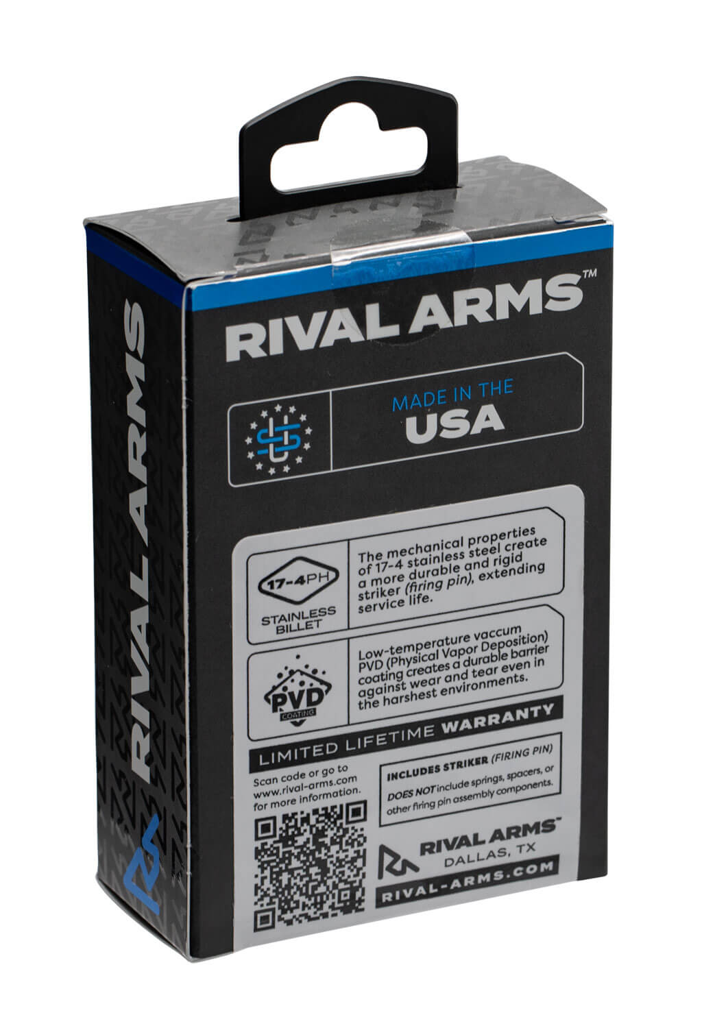 Rival Arms RA40G001A Precision Striker 40 S&W Glock Gen3-4 Black 17-4 Stainless Steel Rival Arms RA40G001A Precision Striker 40 S&W Glock Gen3-4 Black 17-4 Stainless Steel