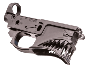 Sharps Bros SBLR01 Hellbreaker Stripped Lower Multi-Caliber Black Anodized Finish 7075-T6 Aluminum Material Compatible w/Mil-Spec AR-15 Internal Parts