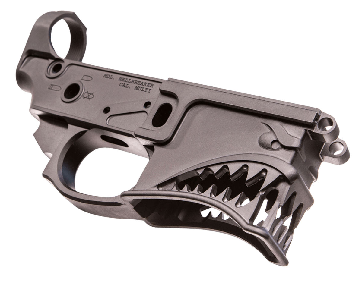 Sharps Bros SBLR01 Hellbreaker Stripped Lower Multi-Caliber Black Anodized Finish 7075-T6 Aluminum Material Compatible w/Mil-Spec AR-15 Internal Parts Sharps Bros SBLR01 Hellbreaker Stripped Lower Multi-Caliber Black Anodized Finish 7075-T6 Aluminum Material Compatible w/Mil-Spec AR-15 Internal Parts