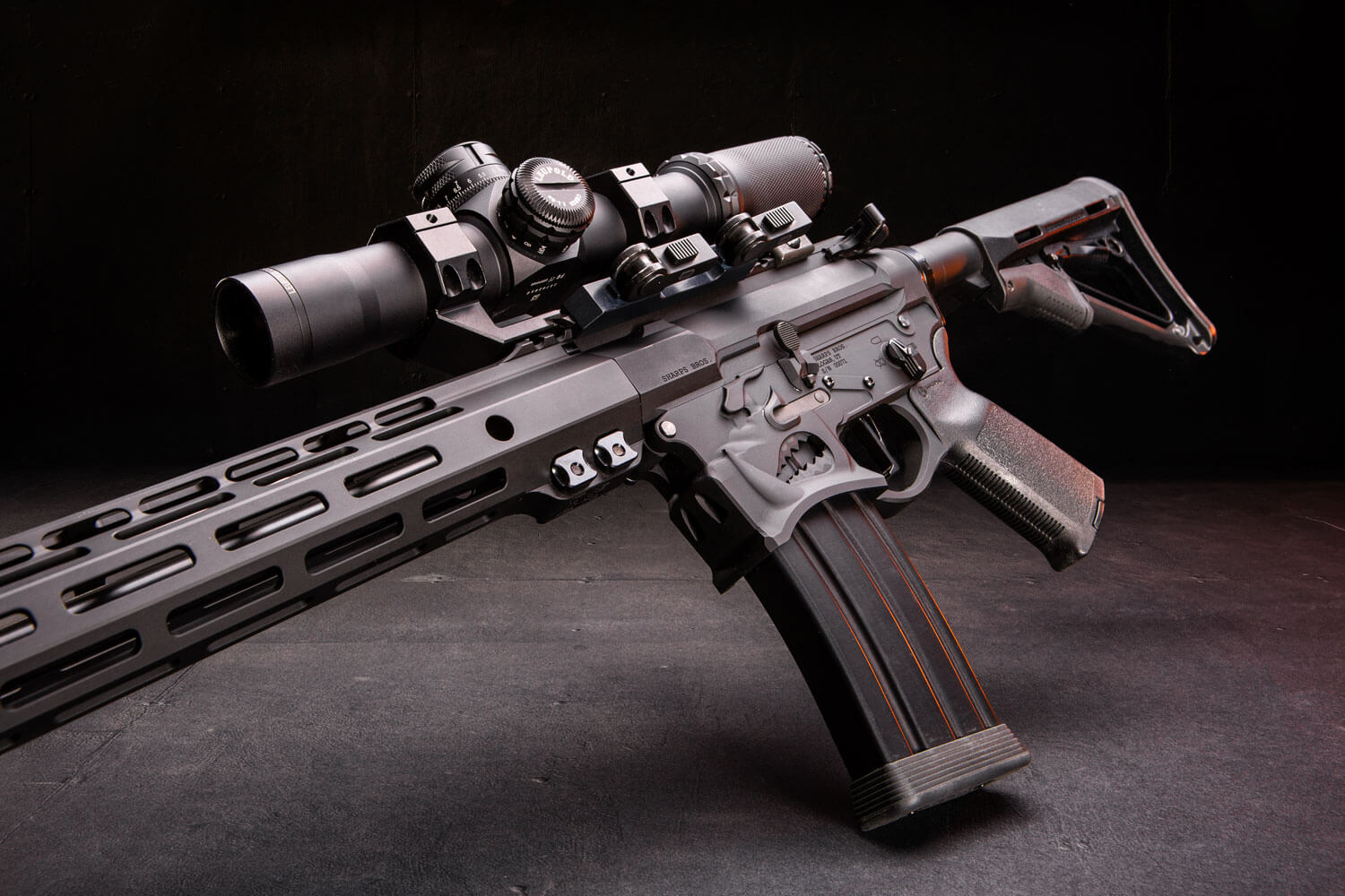 Sharps Bros SBLR02 Warthog Stripped Lower Multi-Caliber Black Anodized Finish 7075-T6 Aluminum Compatible w/Mil-Spec AR-15 Internal Parts Sharps Bros SBLR02 Warthog Stripped Lower Multi-Caliber Black Anodized Finish 7075-T6 Aluminum Compatible w/Mil-Spec AR-15 Internal Parts