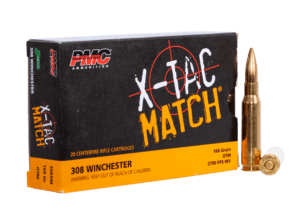 PMC 308XM X-Tac Match  308 Win 168 gr Open Tip Match 20rd Box