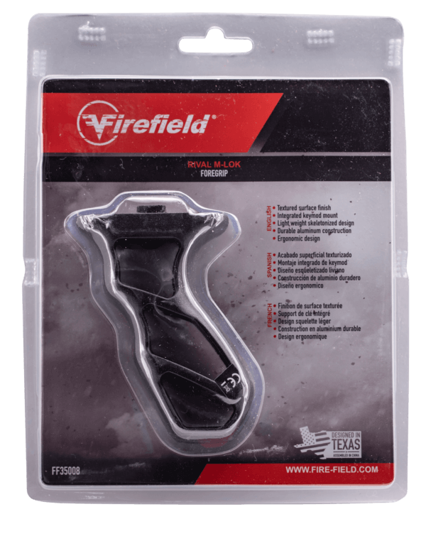 Firefield FF35008 Rival Foregrip Matte Black Aluminum M-LOK Mounted for AR-Platform Firefield FF35008 Rival Foregrip Matte Black Aluminum M-LOK Mounted for AR-Platform