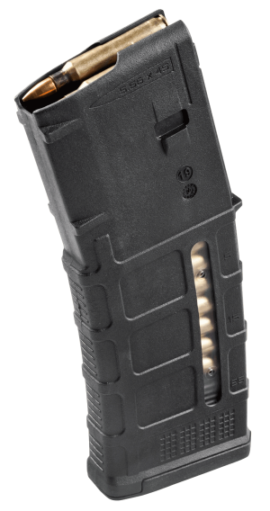 Magpul MAG556BLK PMAG GEN M3 30rd Detachable w/Capacity Window 223 Rem/5.56x45mm NATO Fits AR-15/M16/M4 Black Polymer