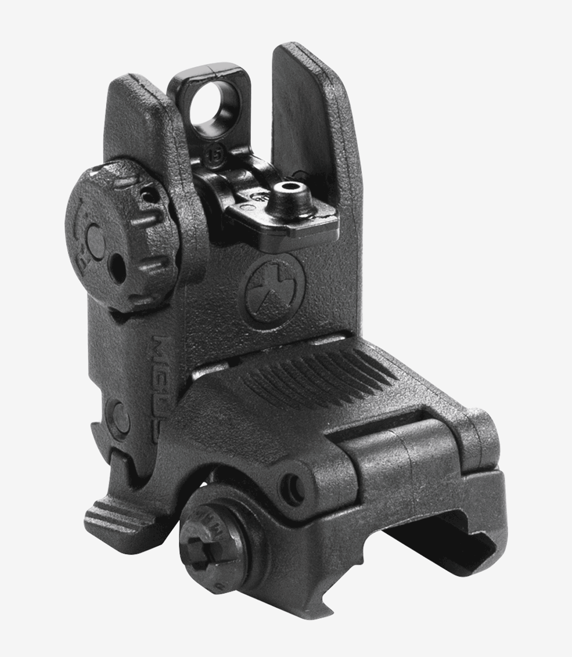 Magpul MAG248BLK MBUS Sight Rear Black Folding for AR-15/M16 Magpul MAG248BLK MBUS Sight Rear Black Folding for AR-15/M16