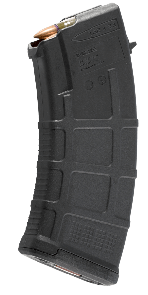 Magpul MAG658BLK PMAG MOE 20rd 7.62x39mm Fits AK-Platform/AKM Black Polymer