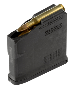 Magpul MAG671BLK PMAG 5rd AICS 270 Win/30-06 Springfield/25-06 Rem/280 Rem/8mm-06 Ackley Improved Fits Bolt Action Rifles/Long Action Black Polymer