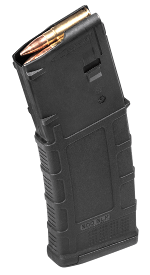 Magpul MAG800BLK PMAG GEN M3 30rd 300 Blackout Fits AR-15 Black Polymer