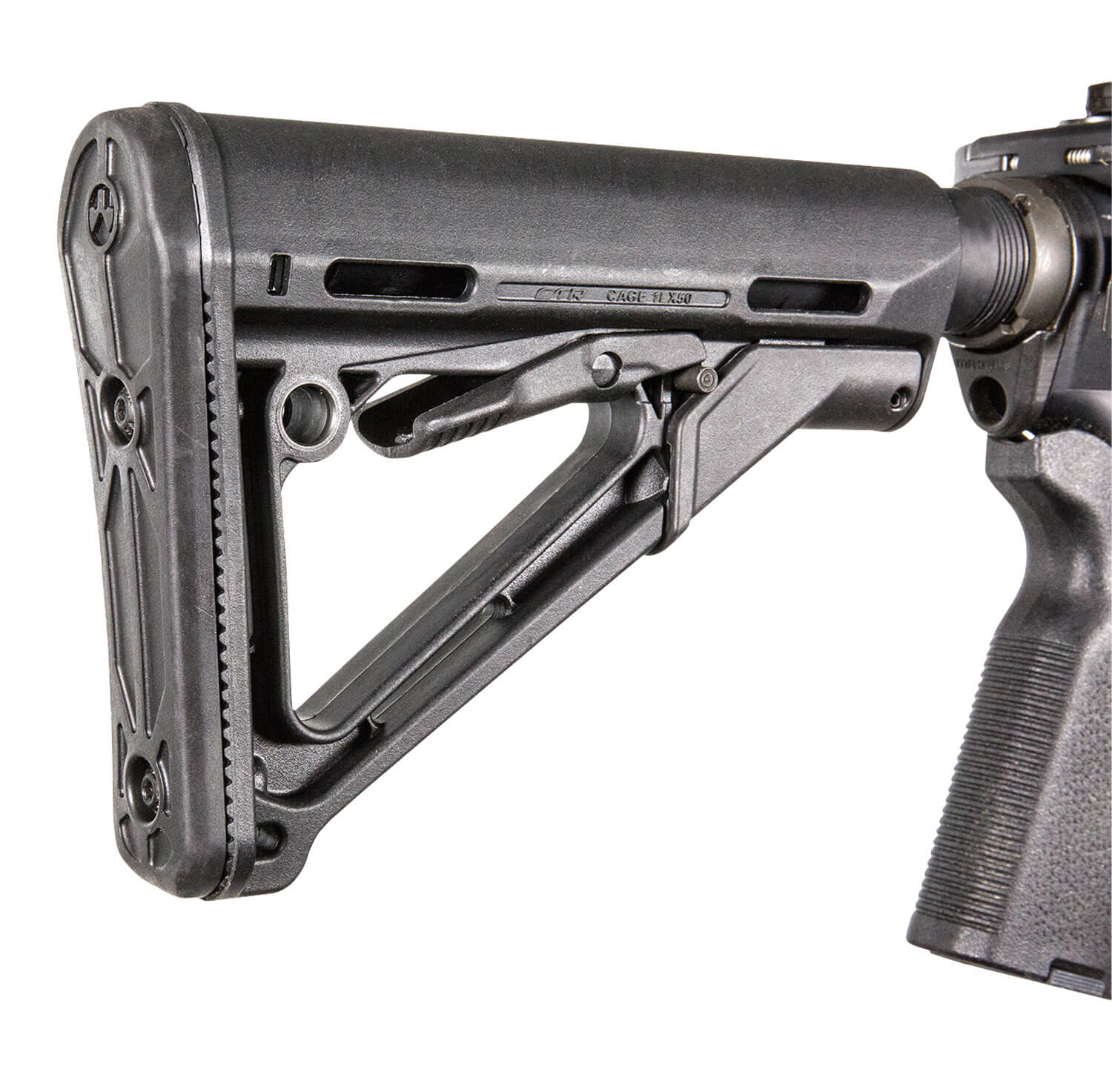 Magpul MAG310-BLK CTR Carbine Stock Black Synthetic for AR-15 M16 M4 with Mil-Spec Tube (Tube Not Included) Magpul MAG310-BLK CTR Carbine Stock Black Synthetic for AR-15 M16 M4 with Mil-Spec Tube (Tube Not Included)