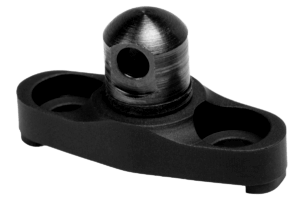 GrovTec US Inc GTSW112 Flanged Stud Mount M-LOK Black Anodized 6061 Aluminum GrovTec US Inc GTSW112 Flanged Stud Mount M-LOK Black Anodized 6061 Aluminum