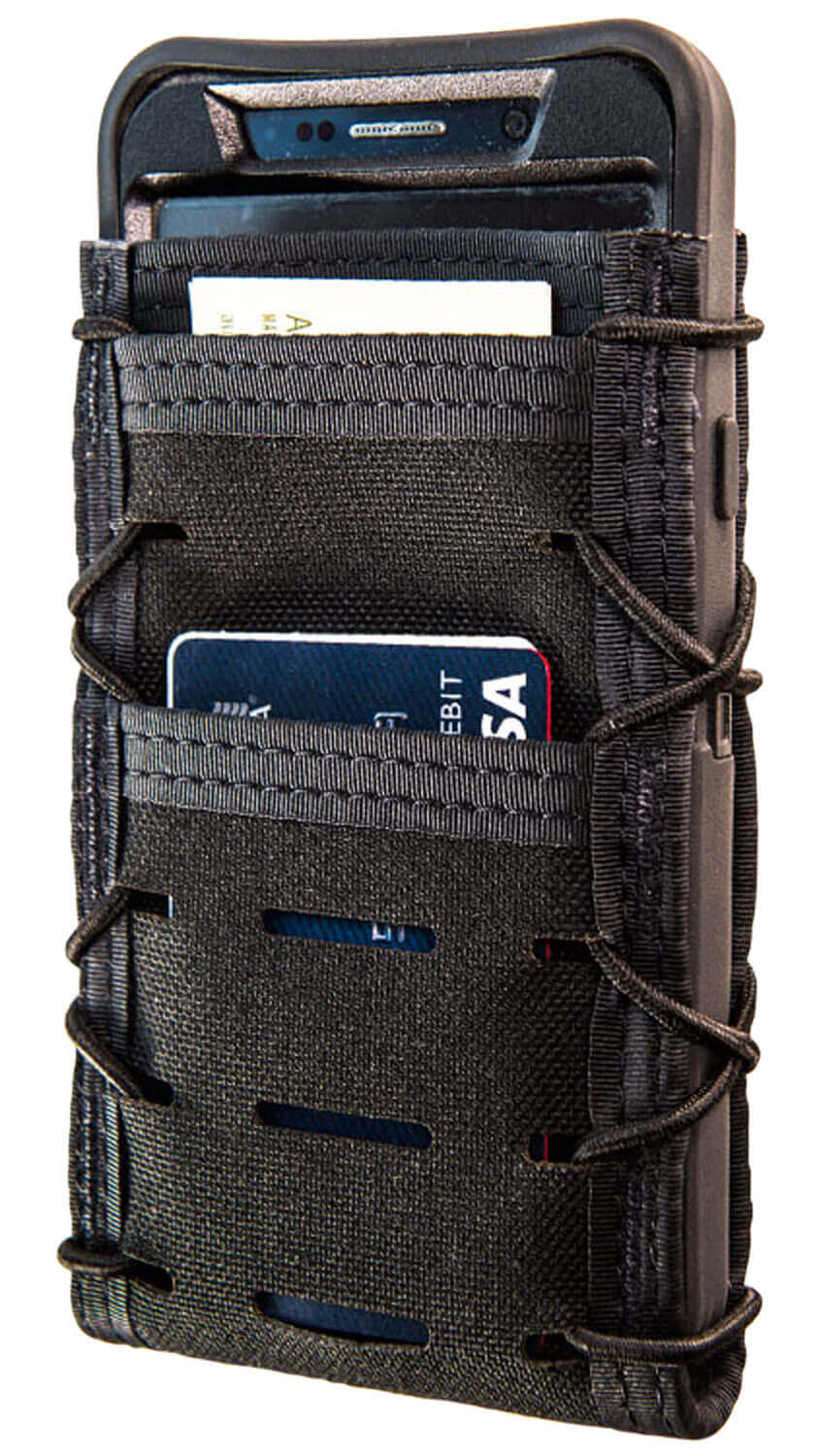 High Speed Gear 95PW01BK ITACO Phone/Tech Pouch V2 Large Black Nylon Molle Mount - Image 2