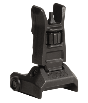 Magpul MAG275BLK MBUS Pro Sight Front QPQ Melonited Steel Construction AR Platform