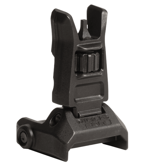 Magpul MAG275BLK MBUS Pro Sight Front  QPQ Melonited Steel Construction AR Platform