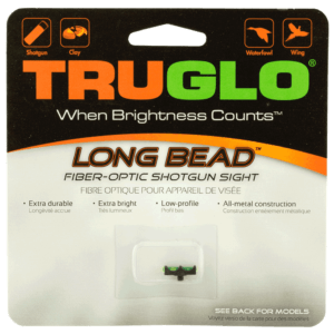 TruGlo TG947CGM Longā¢Bead Black | Green Fiber Optic Front Sight 2.6mm Threads TruGlo TG947CGM Longā¢Bead Black | Green Fiber Optic Front Sight 2.6mm Threads