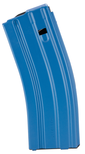 DuraMag 3023005175CPD Speed  30rd 223 Rem/300 Blackout/5.56x45mm NATO for AR-15 Blue Aluminum w/ Black Follower Detachable