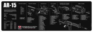 TekMat TEKR36AR15 AR-15 Cleaning Mat AR-15 Parts Diagram 12" x 36"