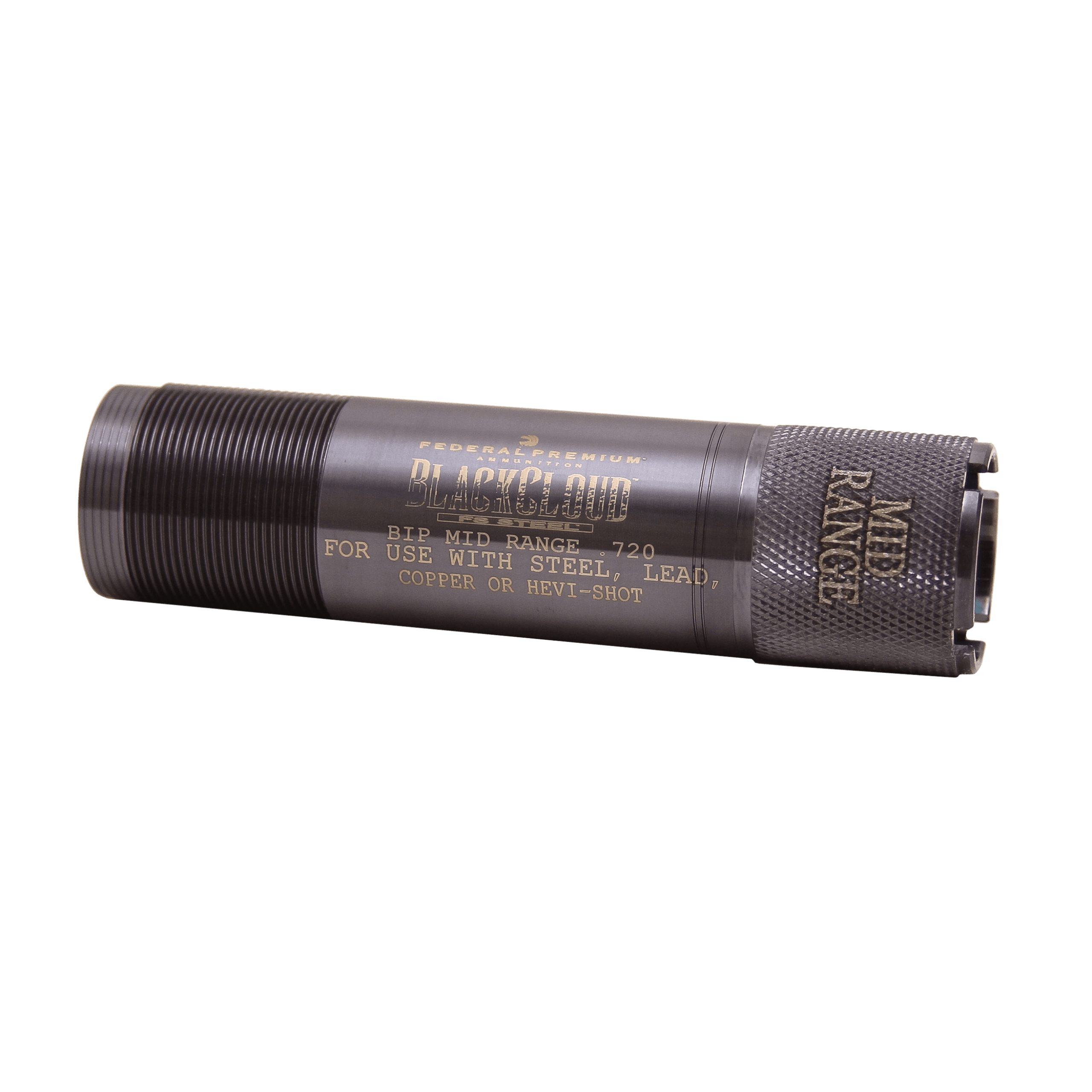 Carlson's Choke Tubes 09006 Black Cloud 12 Gauge Mid-Range Steel Titanium Coated