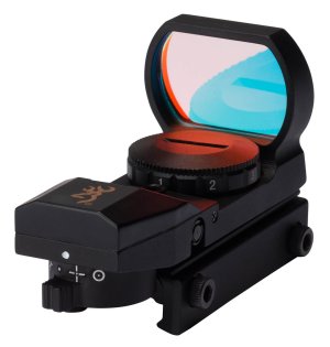 Browning 1290230 Buck Mark Reflex Sight Black Anodized 1x 3 MOA Red Dot Multi Reticle Rimfire Pistol/Rifle