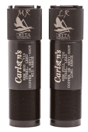 Carlson's Choke Tubes 07260 Delta Waterfowl  Remington 12 Gauge Mid-Range Long Range Knurled 17-4 Stainless Steel