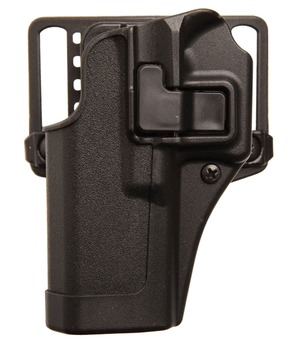 Blackhawk 410568BKR Serpa CQC  OWB Size 68 Matte Black Polymer Belt Loop/Paddle Compatible w/Glock 43 Right Hand