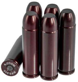 A-Zoom 16144 Revolver Snap Cap 500S&W Mag 6Pack