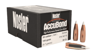 Nosler 56719 AccuBond  30 Cal .308 150 gr Spitzer Point Boat Tail/ 50rd Box