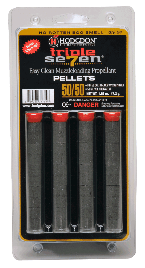 Hodgdon T7BP5050 Triple Seven Pellets 50 Cal 50 Grain 24 Pack Hodgdon T7BP5050 Triple Seven Pellets 50 Cal 50 Grain 24 Pack