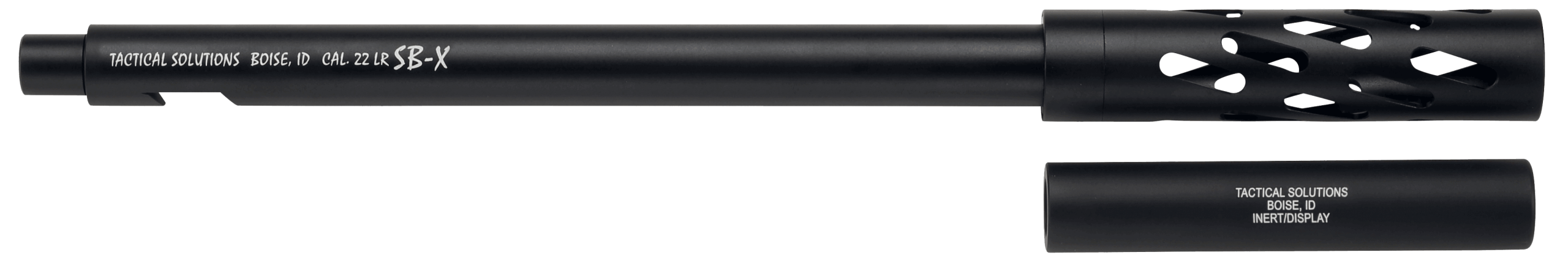 Tactical Solutions 1022SBXMB X-Ring SB-X Barrel 22 LR 16.50" Black Matte Aluminum Fits Ruger 10/22