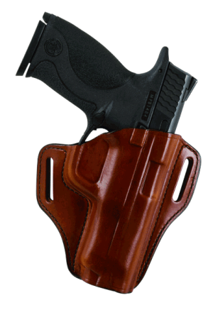 Bianchi 23940 57 Remedy  OWB Size 12 Tan Leather Belt Slide Fits Colt 1911 Commander Right Hand