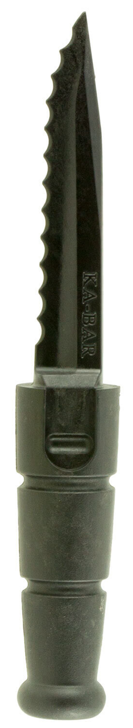 Ka-Bar 9909 Spork/Knife Black Creamid 2.50" Serrated 6.88" Long - Image 2
