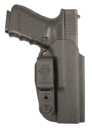 DeSantis Gunhide 137KJE1Z0 Slim-Tuk  IWB Black Kydex Belt Clip Fits Glock 26/27 Ambidextrous