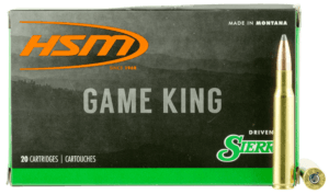 HSM 30843N Game King 308 Win 180 gr Sierra GameKing Spitzer Boat Tail 20rd Box HSM 30843N Game King 308 Win 180 gr Sierra GameKing Spitzer Boat Tail 20rd Box