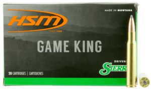 HSM 300640N Game King 30-06 Springfield 165 gr Sierra GameKing Spitzer Boat Tail 20rd Box HSM 300640N Game King 30-06 Springfield 165 gr Sierra GameKing Spitzer Boat Tail 20rd Box