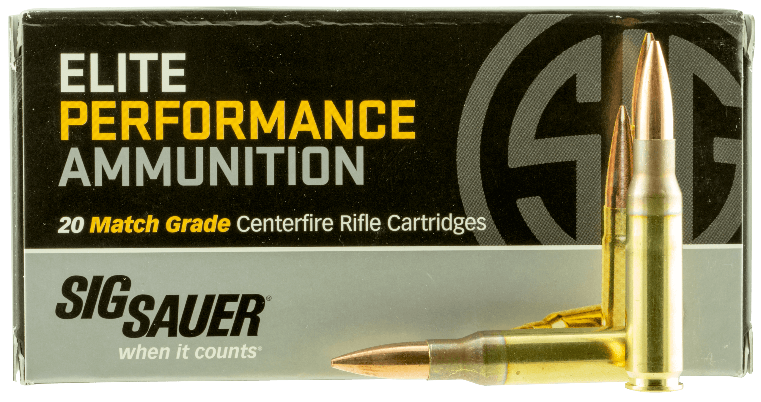 Sig Sauer E308M120 Marksman Elite 308 Win 168 gr Open Tip Match 20rd Box