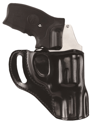 Galco HT118B Hornet OWB Black Leather Belt Slide Fits Ruger SP101 Fits Colt Cobra Right Hand